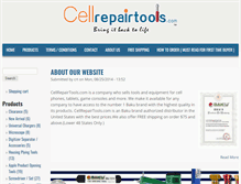 Tablet Screenshot of cellrepairtools.com